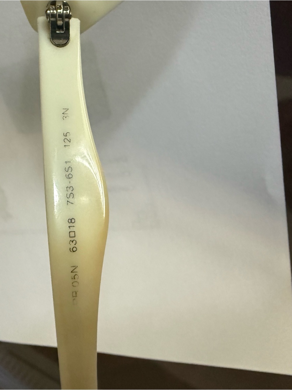 Vintage Prada white cat eye sunglasses - Picture 3 of 6